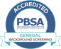 PBSA accredited background screening logo